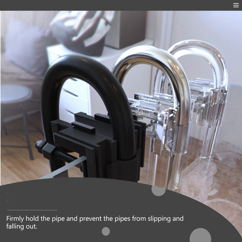 قطعتان من مشابك التثبيت الأكري - مراجعة Plastic Pipe Clip وسعره