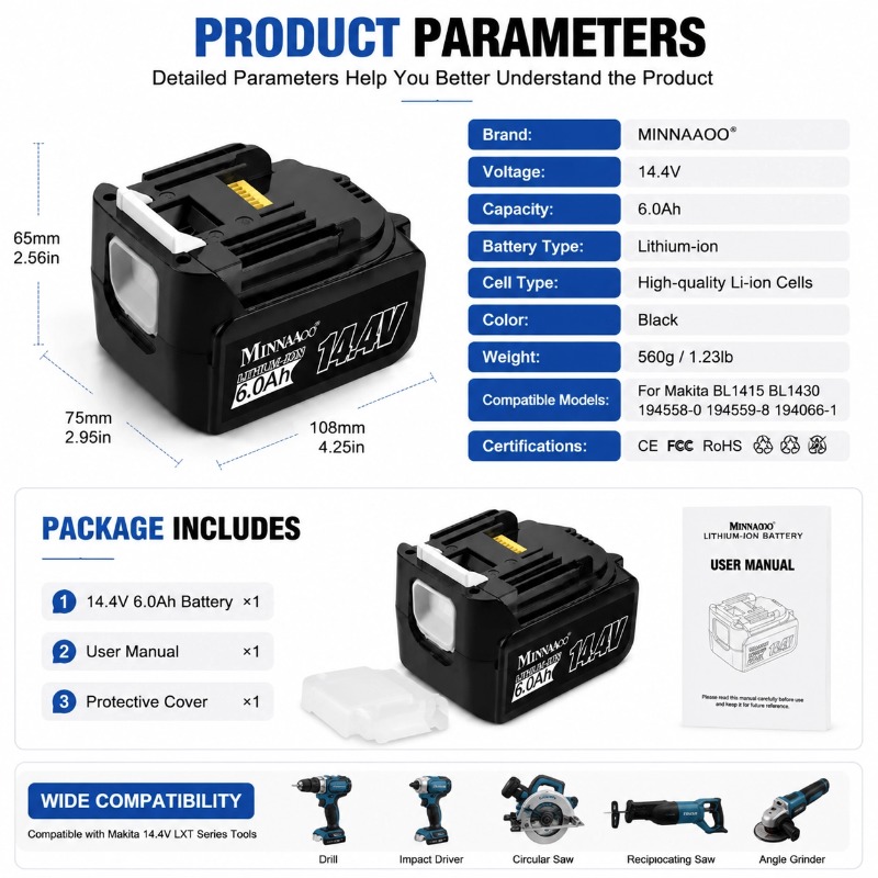 بطارية ليثيوم أيون قابلة لإعاد - مراجعة Makita Drill Hp1640 وسعره
